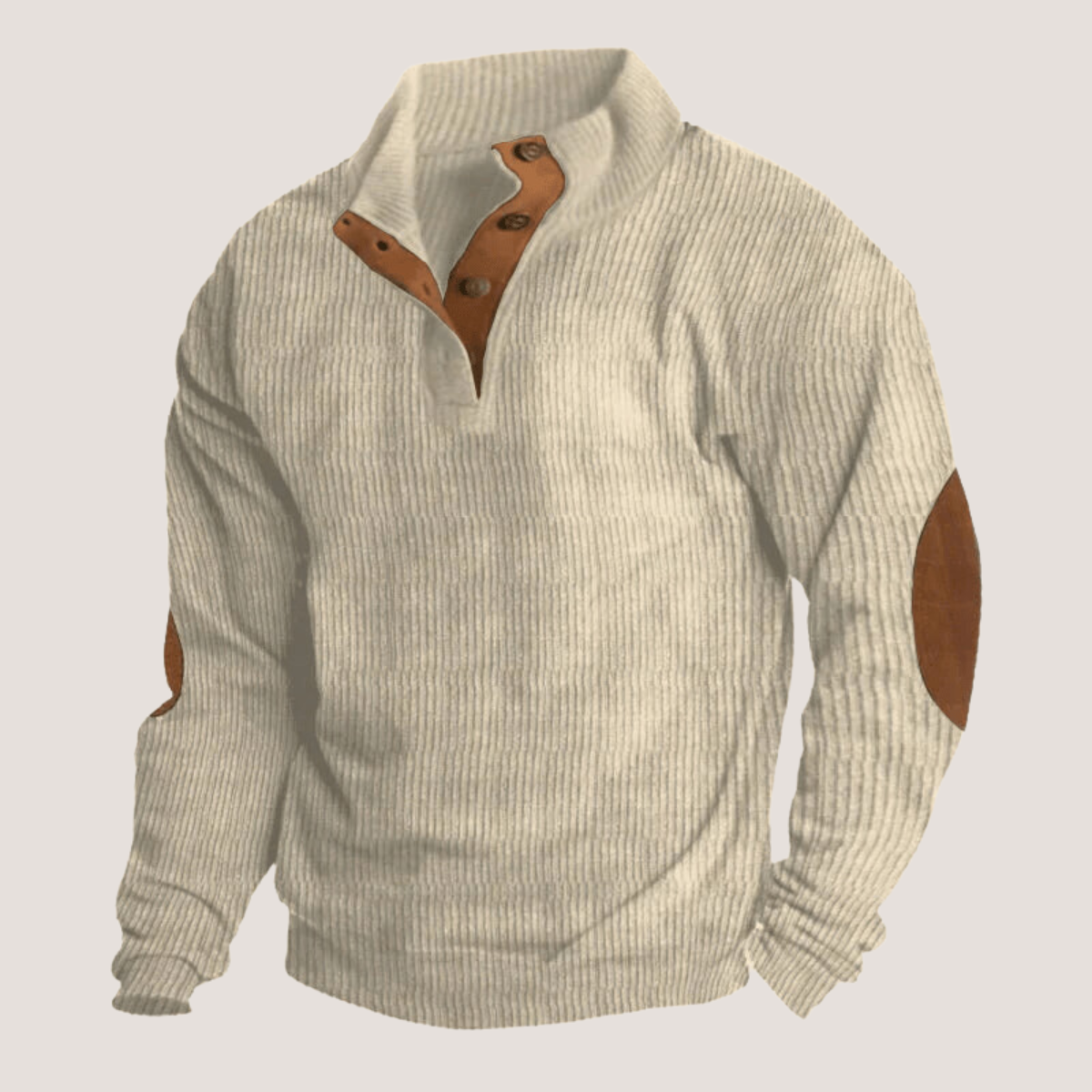 Louis Murphy | Ribbed Button Sweater