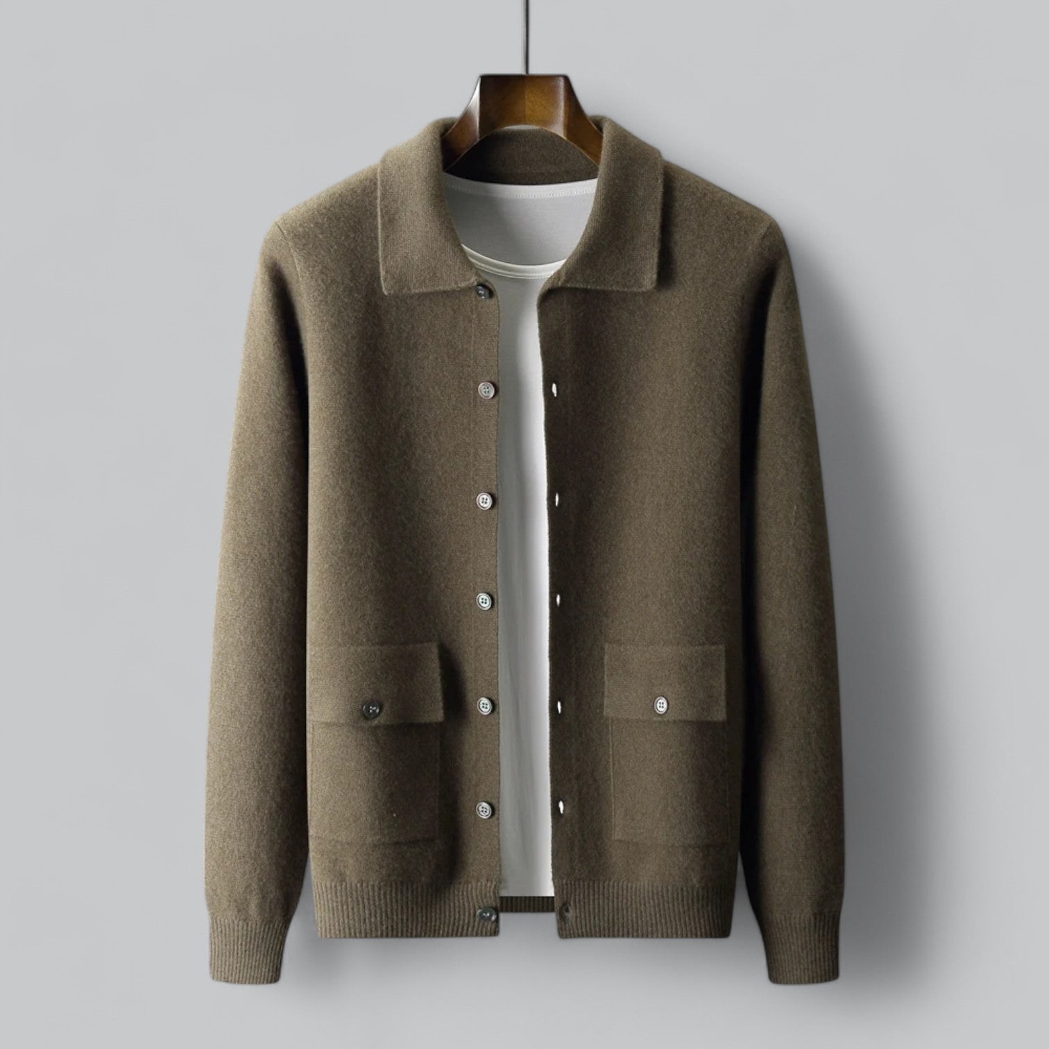 Louis Murphy | Fine Cardigan Premium Polo Jacket