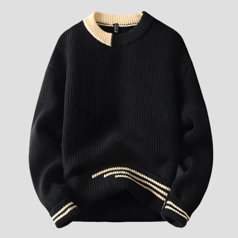 Louis Murphy | Ribbed Colorblock Sweater