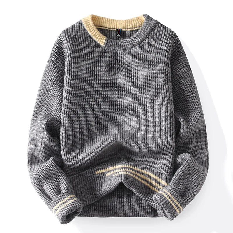 Louis Murphy | Ribbed Colorblock Sweater