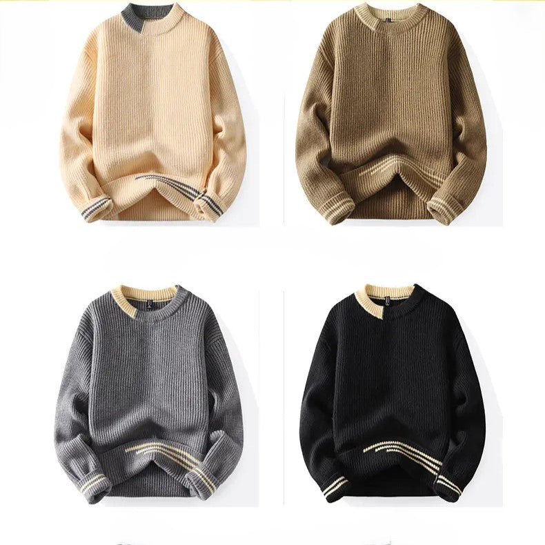 Louis Murphy | Ribbed Colorblock Sweater