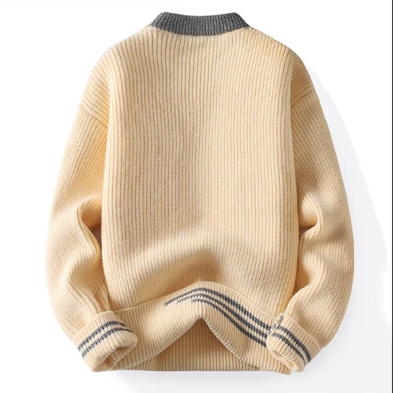 Louis Murphy | Ribbed Colorblock Sweater