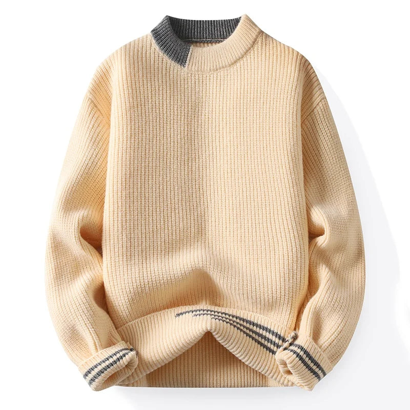 Louis Murphy | Ribbed Colorblock Sweater