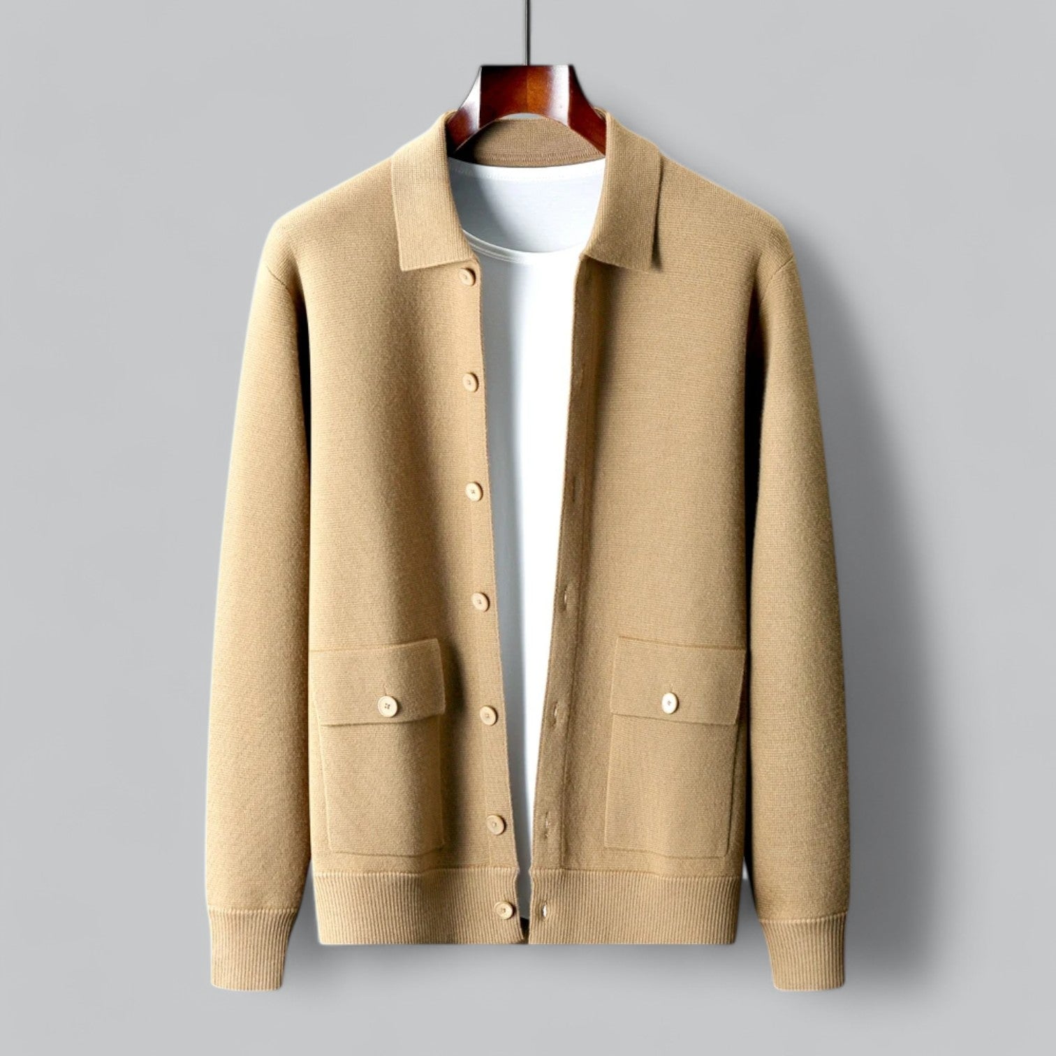 Louis Murphy | Fine Cardigan Premium Polo Jacket